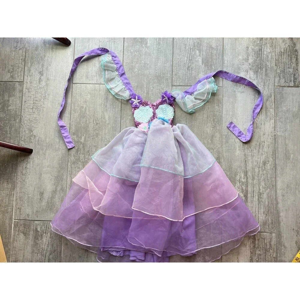 Los Angeles Boutique Little Mermaid Girls Dress Sequin Party Princess Costume 6
